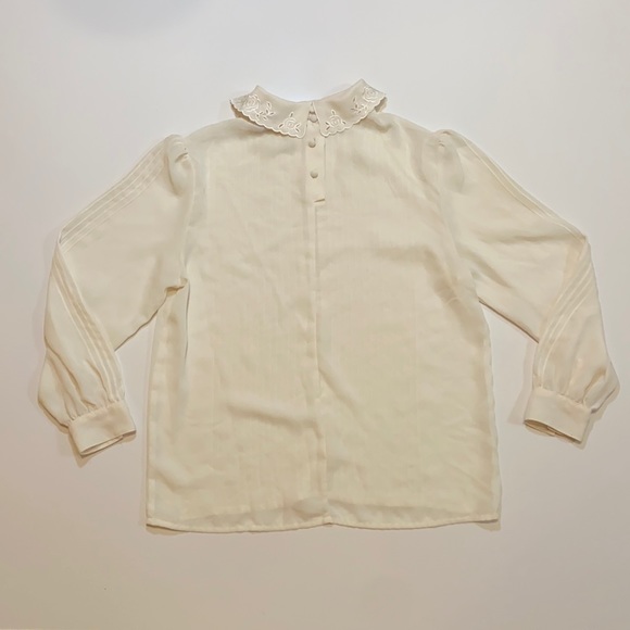 Vintage Victorian Style Karen Scott blouse - Picture 3 of 15